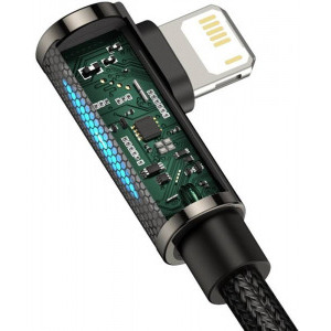 Baseus Legend Elbow CALCS-01, USB Male la Lightning Male, 1 m, Black