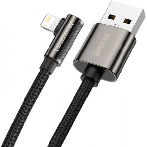 Baseus Legend Elbow CALCS-01, USB Male la Lightning Male, 1 m, Black