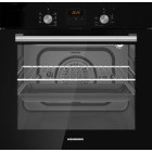 Cuptor incorporabil Heinner HBO-S568LDTGC-BK, Electric, 56 L, Grill, Clasa A, Negru
