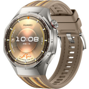 Huawei Watch GT 6 Pro, 46mm, Titanium Alloy, curea Brown Woven