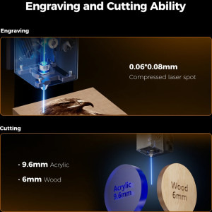 CREALITY Falcon A1 Laser Engraver 10W Grey