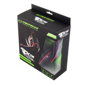 Esperanza EGH330B Crow Black/Red