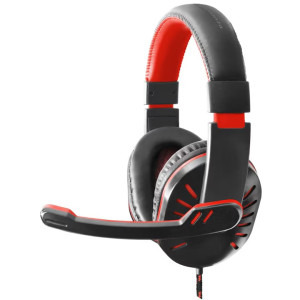 Casti Gaming Esperanza EGH330B Crow Black/Red