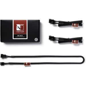 Accesoriu ventilatoare / radiatoare Noctua NA-SEC3 Extension cables 60cm Black, 3 buc