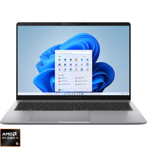 ASUS 16'' ExpertBook P3 PM3606CKA, WUXGA, Procesor AMD Ryzen™ AI 5 330 (8M Cache, up to 4.50 GHz), 16GB DDR5, 512GB SSD, AMD Radeon 820M, Win 11 Pro, Misty Grey