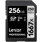Card memorie Lexar SDXC Pro 1667x UHS-II 256GB