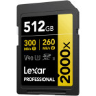 Card memorie Lexar SDXC Pro 2000X UHS-II 512GB