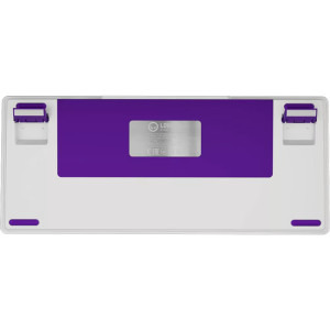 LORGAR KBP7075W Pro TKL RGB Toxic Purple Linear Switch White Mecanica