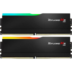 Memorie G.Skill Ripjaws M5 RGB 96GB DDR5 5600MHz CL40 Dual Channel Kit Black