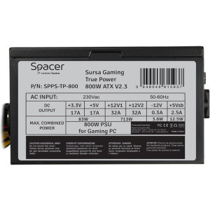 Spacer True Power TP800, 800W, Black
