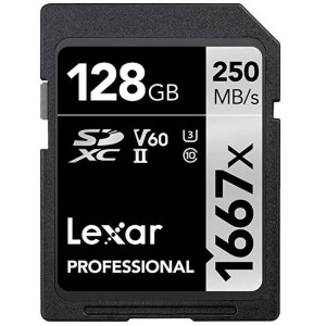 Card memorie Lexar SDXC Pro 1667x UHS-II 128GB