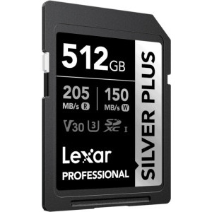 Lexar SDXC Professional Silver Plus UHS-I 512GB