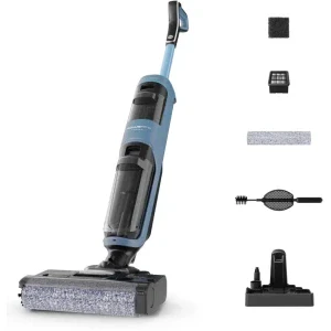 Rowenta X-Clean 2 GZ2271E0, vertical cu mop, 120W, 0.44L, Albastru/Negru