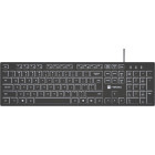 Tastatura Natec Herring Slim Black/White