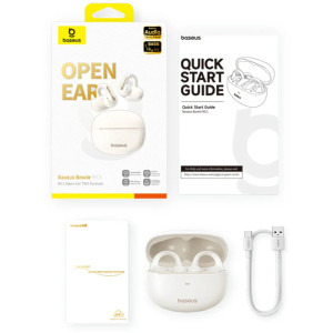 Baseus Open-Ear, Bowie MC1, TWS, White