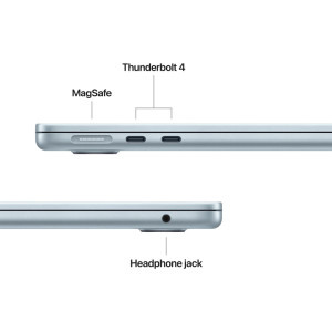 Apple 13.6'' MacBook Air 13 with Liquid Retina, Apple M5 chip (10-core CPU), 16GB, 512GB SSD, Apple M5 8-core GPU, macOS, Sky Blue, INT keyboard, 2026