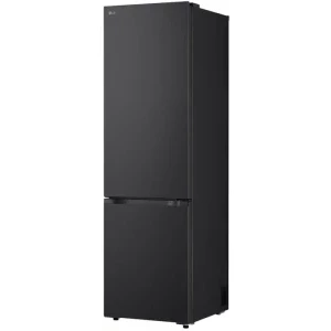 LG GBBS322BEV, 375 L, Clasa B, No Frost, Smart Inverter, AI Fresh, LinearCooling, DoorCooling+, FreshBalancer, FreshConverter, ThinQ, Control electronic, 203 cm, Negru