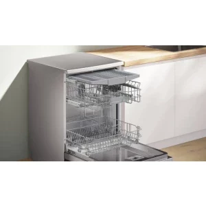 Bosch SMS4HVI21E, 14 seturi, 6 programe, Clasa C, EcoSilence Drive, ExtraDry, VarioDrawer, AquaStop, AquaSensor, ActiveWater, Home Connect, 60 cm, Inox