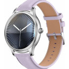 SmartWatch COLMi L28 argintiu-violet, curea din piele violeta