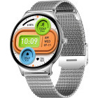 SmartWatch COLMi V89 argintiu, curea din otel argintiu