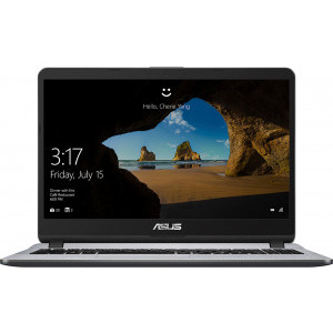 ASUS 15.6'' X507UA, FHD, Procesor Intel® Core™ i3-7020U (3M Cache, 2.30 GHz), 4GB DDR4, 1TB, GMA HD 620, Endless OS, Star Grey