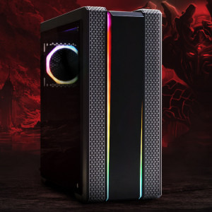 Gaming Golem, AMD Ryzen 7 3700X 3.6GHz, 8 nuclee, 16GB DDR4, 1TB SSD, RX 5600 XT 6GB GDDR6, Iluminare RGB
