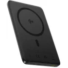 Baterie externa Baseus PicoGo AM41 Ultra-Slim Magnetic, 10000 mAh, 1x USB-C, 27 W, Qi2, Black