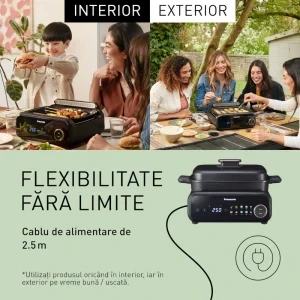 Panasonic Gratar electric multifunctional 4-in-1 NF-GM400KXE, 1524W, 2.5L, Negru