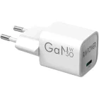 Incarcator retea RP-PC1056, 1x USB-C, Quick Charge 30 W, GaN, White