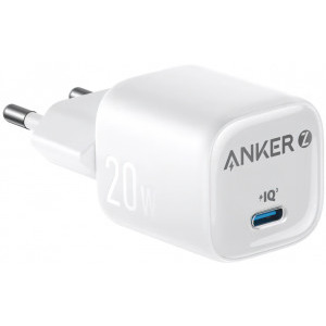 Incarcator retea Anker Zolo A2699G21, 1x USB-C, Quick Charge 20 W, White
