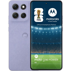 Smartphone Motorola g86 Power, 256GB, 12GB RAM, Dual SIM, 5G, Tri-Camera, PANTONE Cosmic Sky (lilac blue)