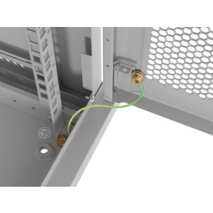 Lanberg WF01-6409-23S 9U, Wall mount, 600 x 450, Perforated door, Gri
