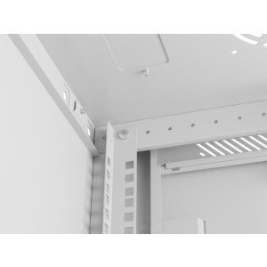 Lanberg WF01-6409-23S 9U, Wall mount, 600 x 450, Perforated door, Gri