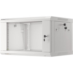 Lanberg WF01-6406-10S 6U, Wall mount, 600 x 450, Glass door, Gri