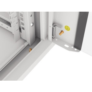 Lanberg WFFA-5604-10S 4U, Wall mount, 600 x 411, Glass door, Gri