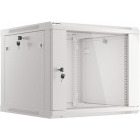 Lanberg WF01-6609-10S 9U, Wall mount, 600 x 600, Glass door, Gri