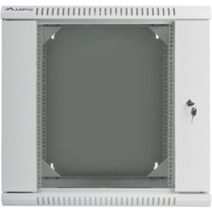 Lanberg WF02-6612-10S 12U, Wall mount, 600 x 600, Temper glass door, Gri