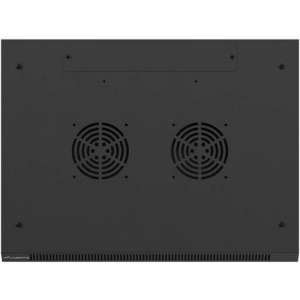 Lanberg WF01-6404-10B 4U, Wall mount, 600 x 450, Glass door, Negru
