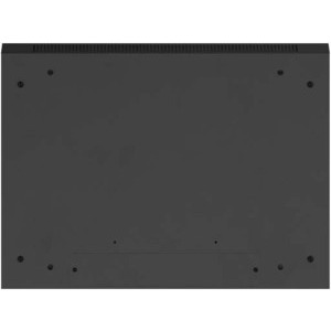 Lanberg WF01-6404-10B 4U, Wall mount, 600 x 450, Glass door, Negru