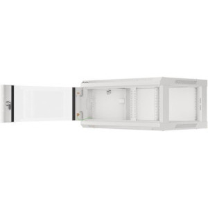 Lanberg WF01-6404-10S 4U, Wall mount, 600 x 450, Glass door, Gri