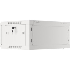 Lanberg WF01-6404-10S 4U, Wall mount, 600 x 450, Glass door, Gri