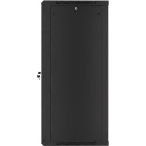 Lanberg WF01-6627-10B 27U, Wall mount, 600 x 600, Glass door, Negru