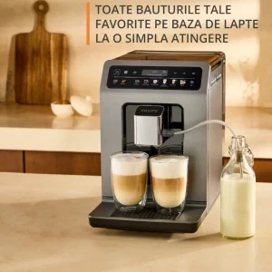 Krups automat Evidence Hot & Cold EA898GF0, 1450W, 15bar, 2.3L, Negru/Gri