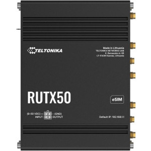 Router wireless Teltonika Gigabit RUTX50 5G Dual-Band eSIM