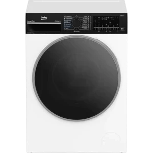Masina de spalat rufe cu uscator Beko B7DFT68442WBPB ES, Spalare 8 kg, Uscare 5 kg, 1400 RPM, Clasa D, ProSmart Inverter, SteamCure, HomeWhiz, Alb