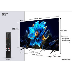 TCL Smart TV QLED 65P7K Seria P7K 164cm 4K UHD HDR