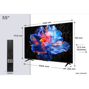 TCL Smart TV 55P6K Seria P6K 139cm 4K UHD HDR