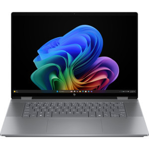 HP 16'' OmniBook X Flip 2-in-1 16-ar0012nn, 2880 x 1800 OLED Touch 48-120Hz, Procesor AMD Ryzen™ Al 7 350 (16M Cache, up to 5.0 GHz), 24GB LPDDR5X, 1TB SSD, AMD Radeon 860M, Win 11 Home, Meteor Silver