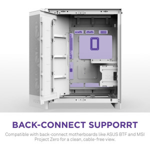 NZXT H9 Flow RGB+, White
