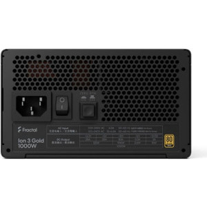 Fractal Design Ion 3 Gold, 80+ Gold, 1000W, Black